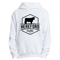 Hereford Cattle Hereford Cow For Cattle Farmer Urban Pullover Hoodie