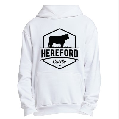 Hereford Cattle Hereford Cow For Cattle Farmer Urban Pullover Hoodie