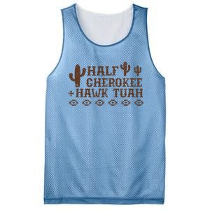 Half Cherokee Hawk Tush Native American Pride Indians Mesh Reversible Basketball Jersey Tank