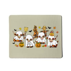 Highland Cow Halloween Mousepad