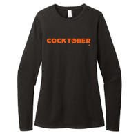 Happy Cocktober Halloween Costume Funny Halloween Womens CVC Long Sleeve Shirt