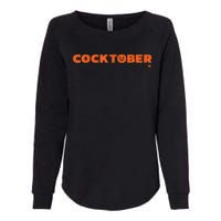 Happy Cocktober Halloween Costume Funny Halloween Womens California Wash Sweatshirt