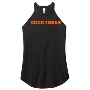 Happy Cocktober Halloween Costume Funny Halloween Women's Perfect Tri Rocker Tank