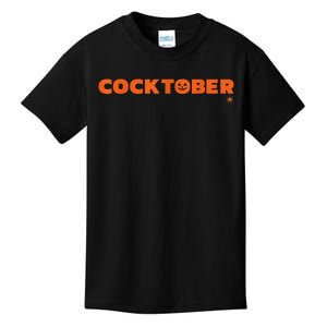 Happy Cocktober Halloween Costume Funny Halloween Kids T-Shirt