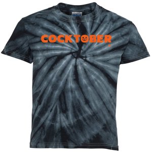 Happy Cocktober Halloween Costume Funny Halloween Kids Tie-Dye T-Shirt