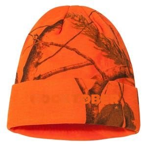 Happy Cocktober Halloween Costume Funny Halloween Kati Licensed 12" Camo Beanie