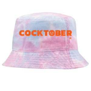 Happy Cocktober Halloween Costume Funny Halloween Tie-Dyed Bucket Hat