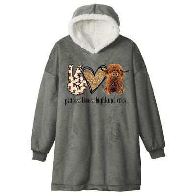 Highland Cow Hooded Wearable Blanket