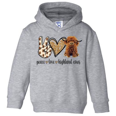 Highland Cow Toddler Hoodie