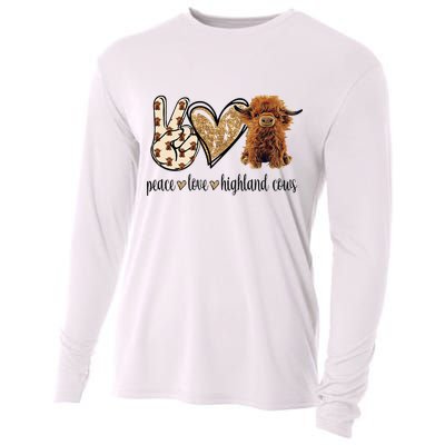 Highland Cow Cooling Performance Long Sleeve Crew