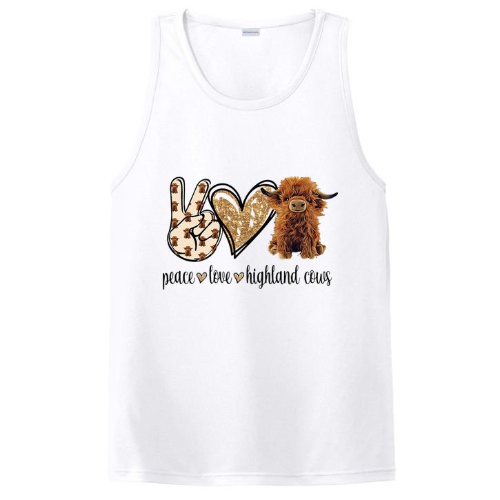 Highland Cow PosiCharge Competitor Tank