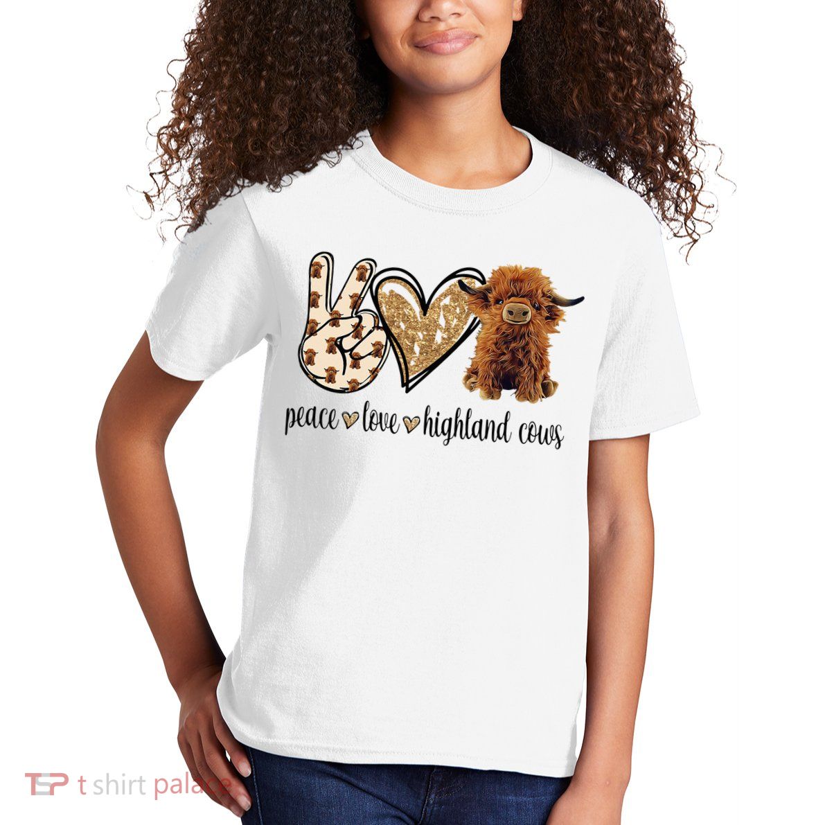 Highland Cow Kids T-Shirt