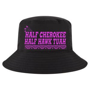 Half Cherokee Hawk Tuah Funny Hawk Tush Cool Comfort Performance Bucket Hat