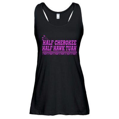 Half Cherokee Hawk Tuah Funny Hawk Tush Ladies Essential Flowy Tank