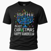Happy Christmas Hanukkah Chanukah Jewish Cooling Performance Crew T-Shirt