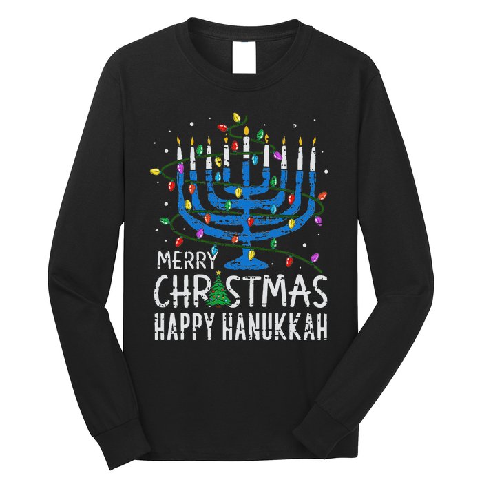 Happy Christmas Hanukkah Chanukah Jewish Long Sleeve Shirt