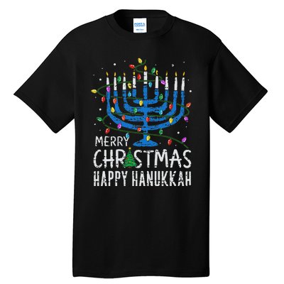 Happy Christmas Hanukkah Chanukah Jewish Tall T-Shirt