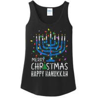 Happy Christmas Hanukkah Chanukah Jewish Ladies Essential Tank