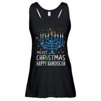 Happy Christmas Hanukkah Chanukah Jewish Ladies Essential Flowy Tank