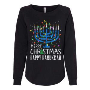 Happy Christmas Hanukkah Chanukah Jewish Womens California Wash Sweatshirt