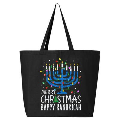 Happy Christmas Hanukkah Chanukah Jewish 25L Jumbo Tote