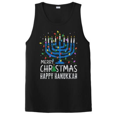 Happy Christmas Hanukkah Chanukah Jewish PosiCharge Competitor Tank