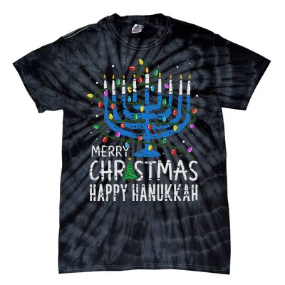 Happy Christmas Hanukkah Chanukah Jewish Tie-Dye T-Shirt