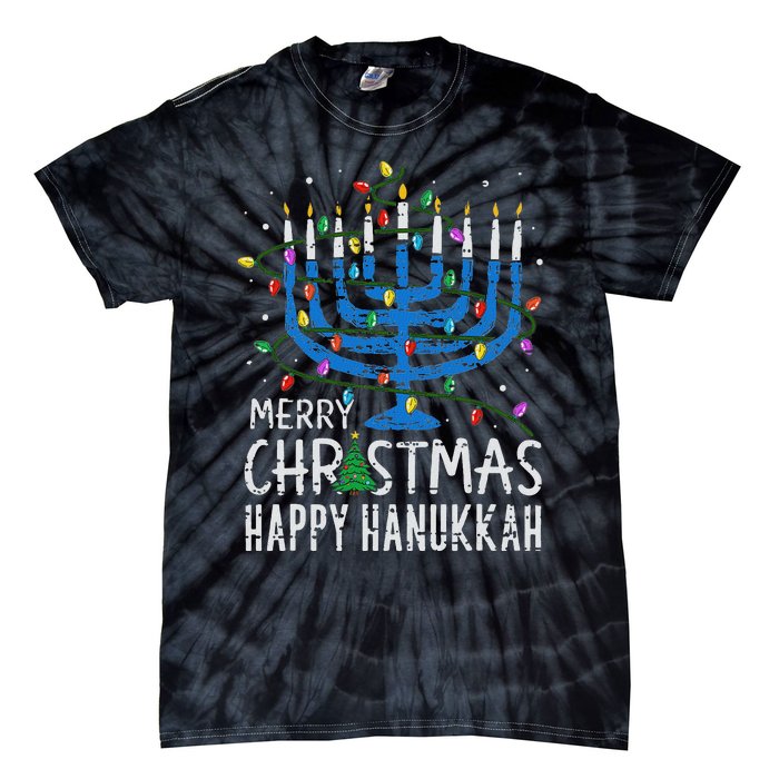 Happy Christmas Hanukkah Chanukah Jewish Tie-Dye T-Shirt