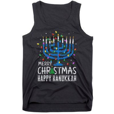 Happy Christmas Hanukkah Chanukah Jewish Tank Top