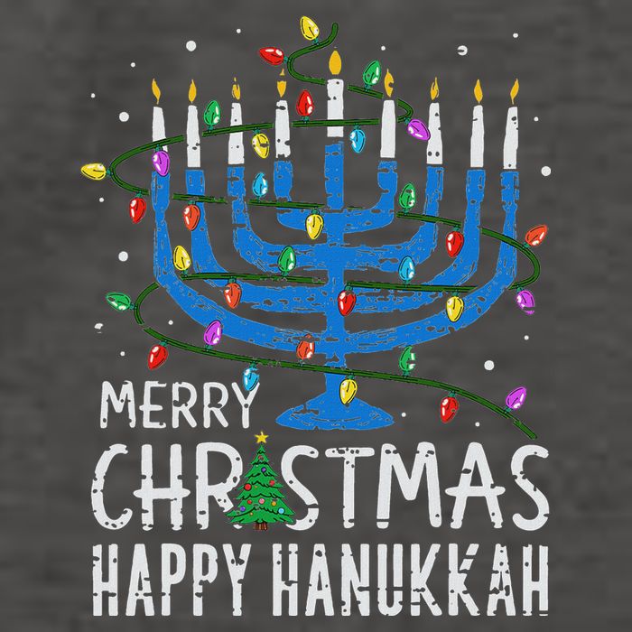 Happy Christmas Hanukkah Chanukah Jewish Vector Backpack
