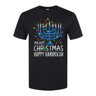 Happy Christmas Hanukkah Chanukah Jewish Softstyle CVC T-Shirt