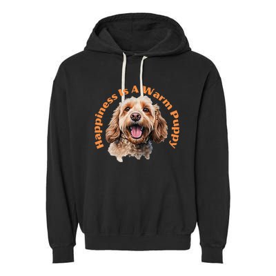 Happy Cockapoo Garment-Dyed Fleece Hoodie