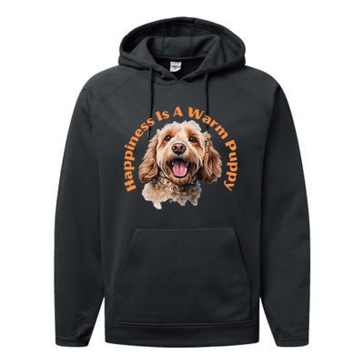 Happy Cockapoo Performance Fleece Hoodie