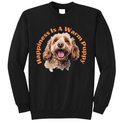 Happy Cockapoo Tall Sweatshirt