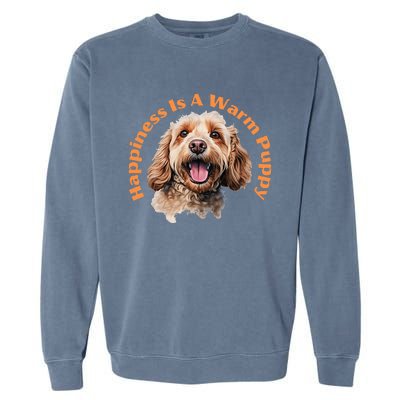 Happy Cockapoo Garment-Dyed Sweatshirt