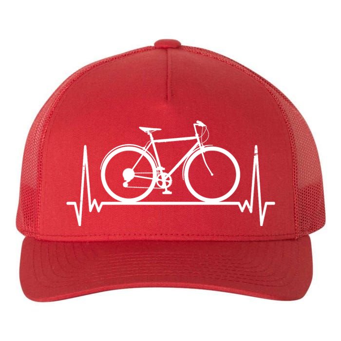 Heartbeat Cycling Yupoong Adult 5-Panel Trucker Hat