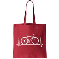 Heartbeat Cycling Tote Bag