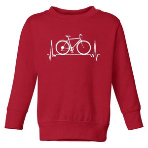 Heartbeat Cycling Toddler Sweatshirt