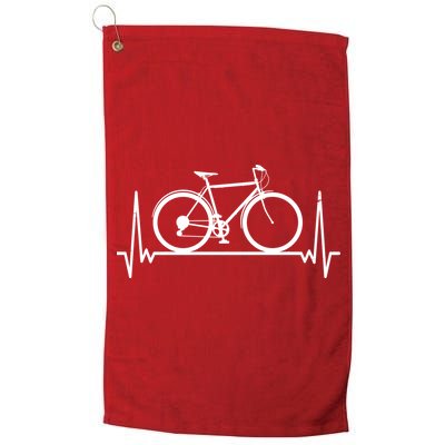 Heartbeat Cycling Golf Towel