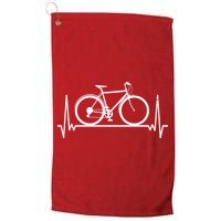 Heartbeat Cycling Golf Towel