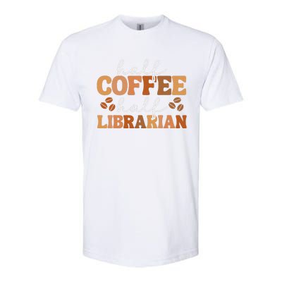 Half Coffee Half Teacher Inspirational Quotes for Teachers Softstyle CVC T-Shirt