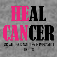 He Can Heal Cancer 7-Panel Snapback Hat