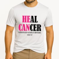 He Can Heal Cancer Cooling Performance Crew T-Shirt