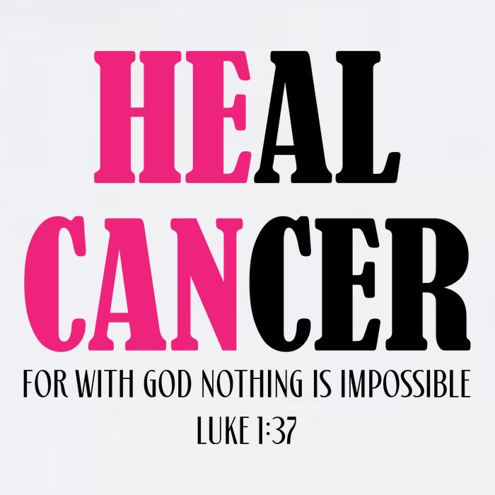 He Can Heal Cancer Button