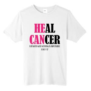 He Can Heal Cancer Tall Fusion ChromaSoft Performance T-Shirt