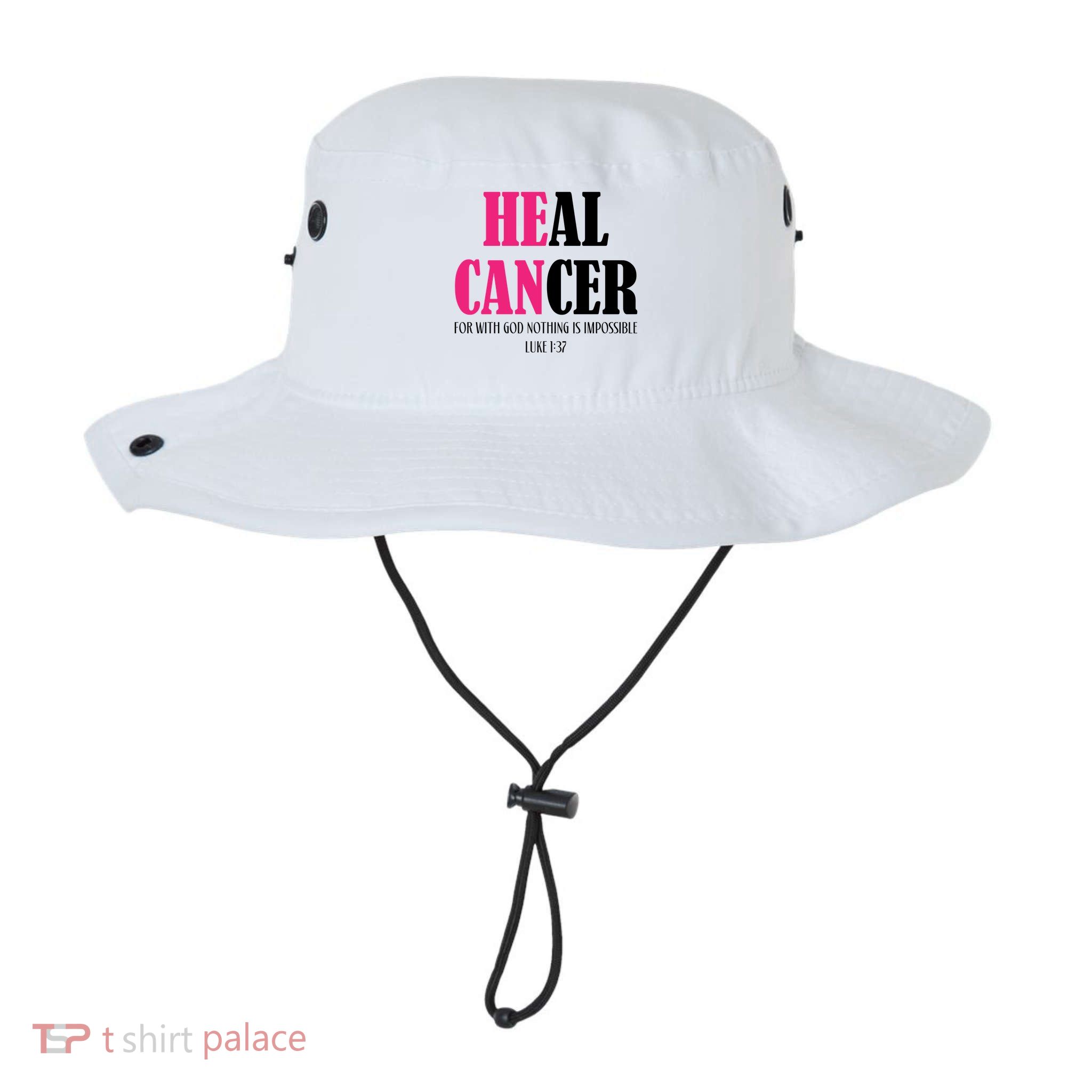 He Can Heal Cancer Bucket Hat