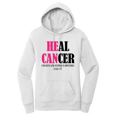 He Can Heal Cancer Women's Pullover Hoodie