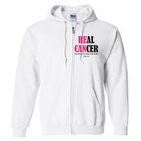 He Can Heal Cancer Full Zip Hoodie