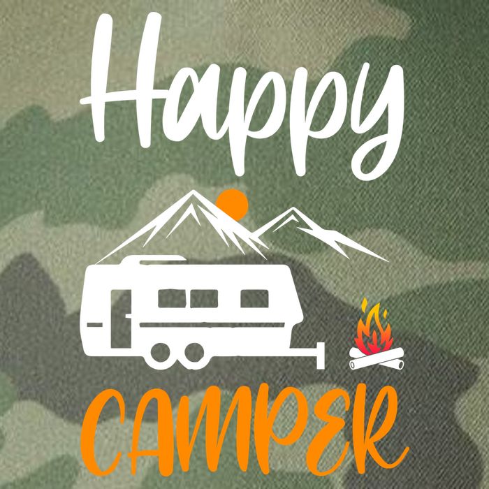 Happy Camper Legacy Tie Dye Trucker Hat
