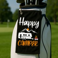 Happy Camper Golf Towel